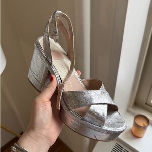 Dolce Vita Silver Platform Heals